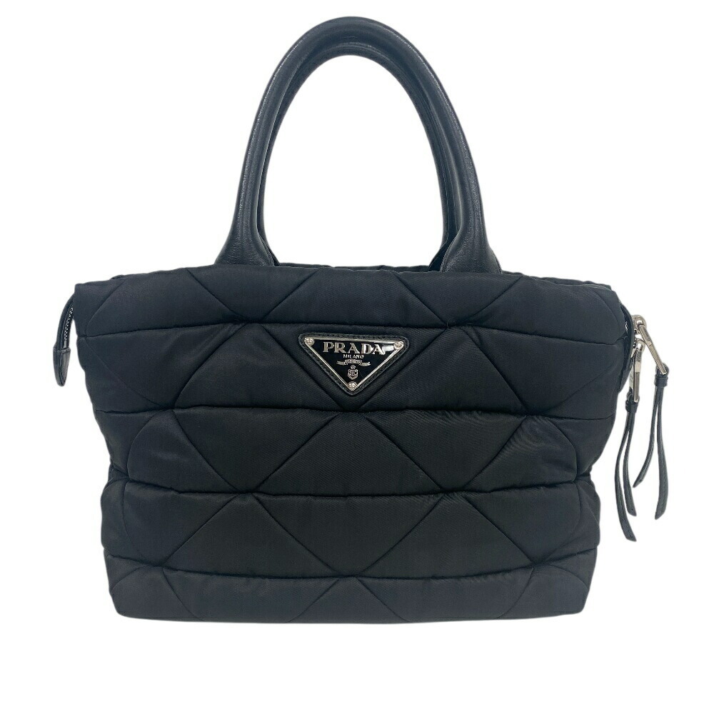 Prada Padded Tote Bag Shoulder Laptops Black